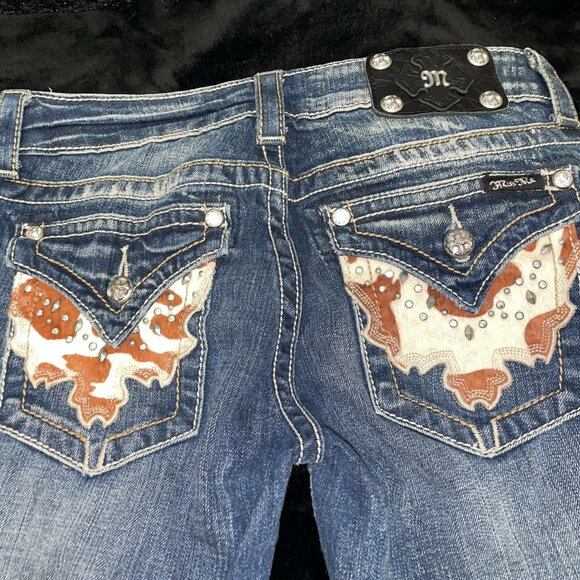Miss Me barely worn cow print - Picture 3 of 4